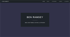 Desktop Screenshot of benramsey.com